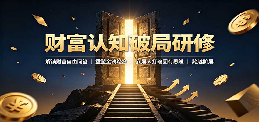 财富认知破局研修：解读”孙割”，重塑金钱观念，底层人打破固有思维跨越阶层-造梦栈