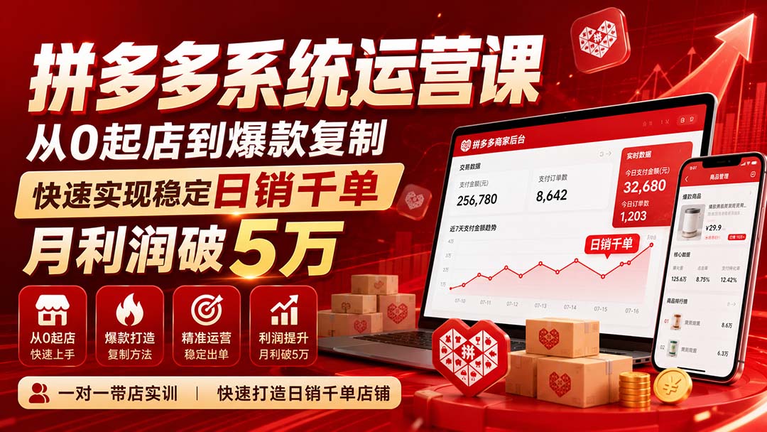 图片[1]-拼多多系统运营课(更新8月-造梦栈