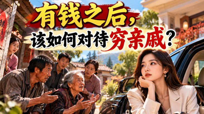 某公众号付费文章：有钱之后，该如何对待穷亲戚？-造梦栈