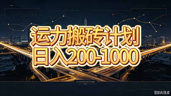 运力搬砖，风口项目。当日收益稳定200-1000。 每天仅需一小时，新人轻松上手。-造梦栈
