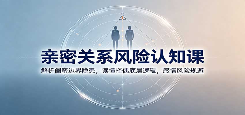 亲密关系风险认知课：解析闺蜜边界隐患，读懂择偶底层逻辑，感情风险规避-造梦栈