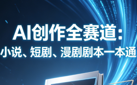 AI创作全赛道：小说、短剧、漫剧剧本一本通(更新)-造梦栈