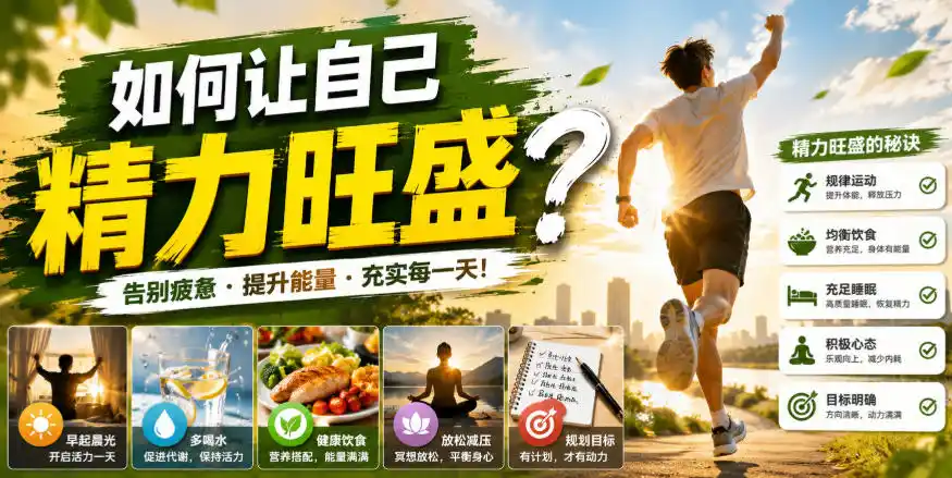 付费文章：如何让自己精力旺盛？-造梦栈