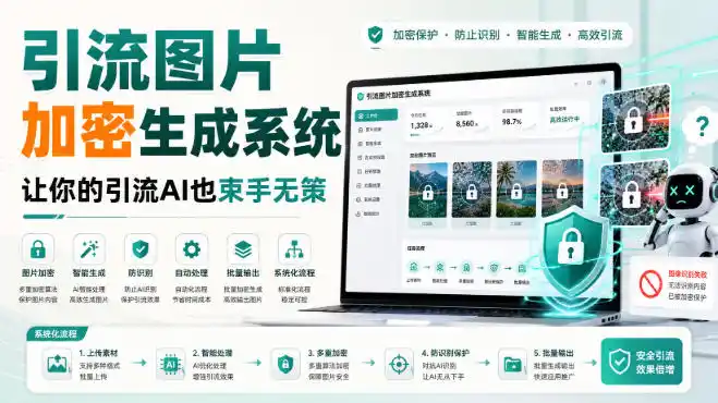 引流图片加密生成系统，让你的引流AI也束手无策-造梦栈