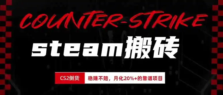 steam搬砖，倒卖cs2饰品，达到月化20%+的收益，真正的靠谱可落地长期项目-造梦栈