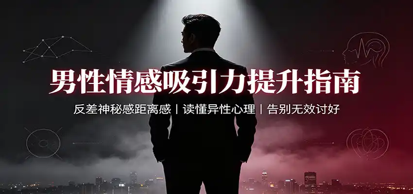 男性情感吸引力提升指南：反差神秘感距离感，读懂异性心理，告别无效讨好-造梦栈