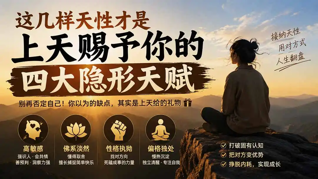 付费文章：这几样天性才是上天赐予你的四大隐形天赋-造梦栈