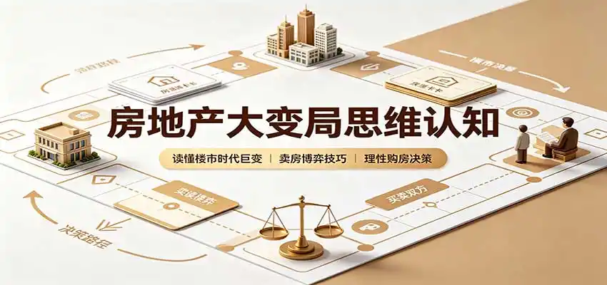 房地产大变局思维认知：读懂楼市时代巨变，卖房博弈技巧，理性购房决策-造梦栈